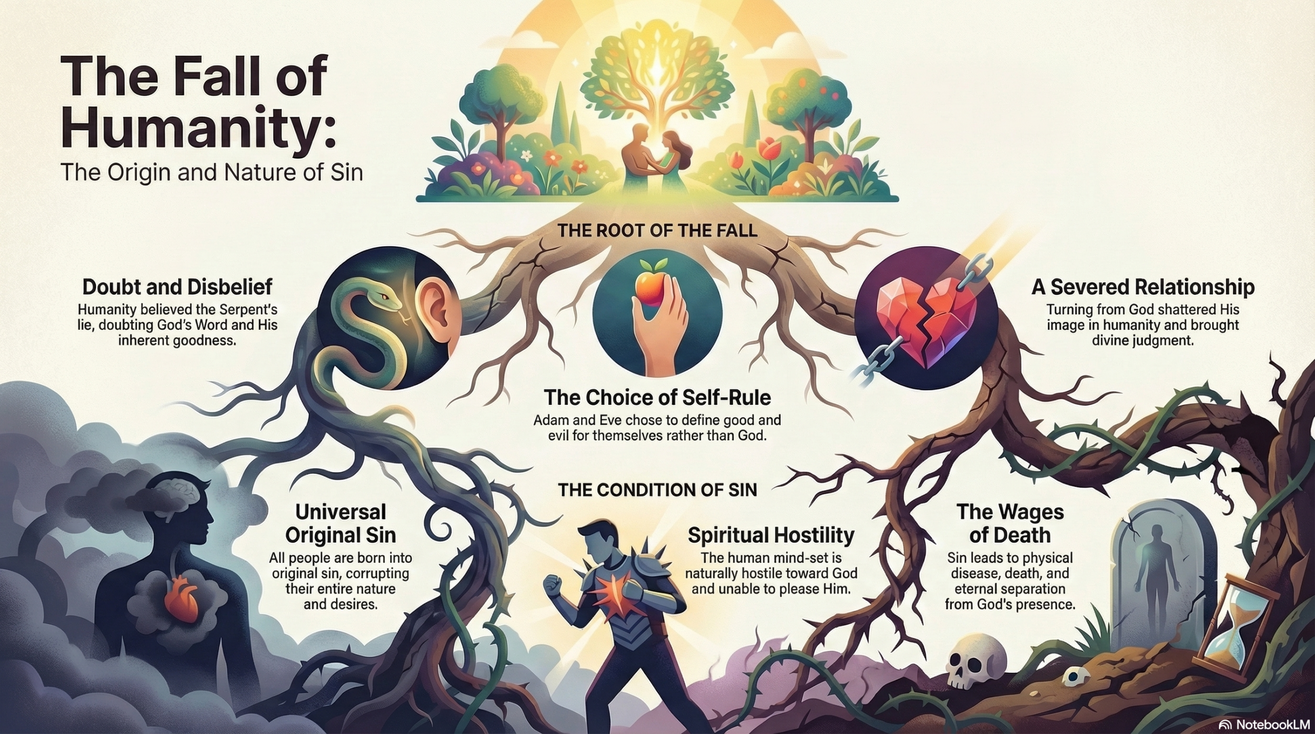 Sin The Fall of Humanity infographic